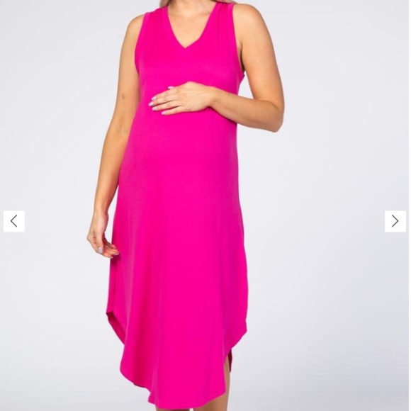 Pinkblush Dresses & Skirts - Pink Blush (maternity) V-Neck Dress